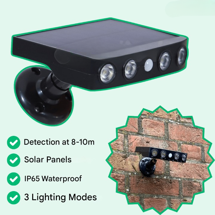 Lumina – Solar Outdoor Light with Motion Sensor