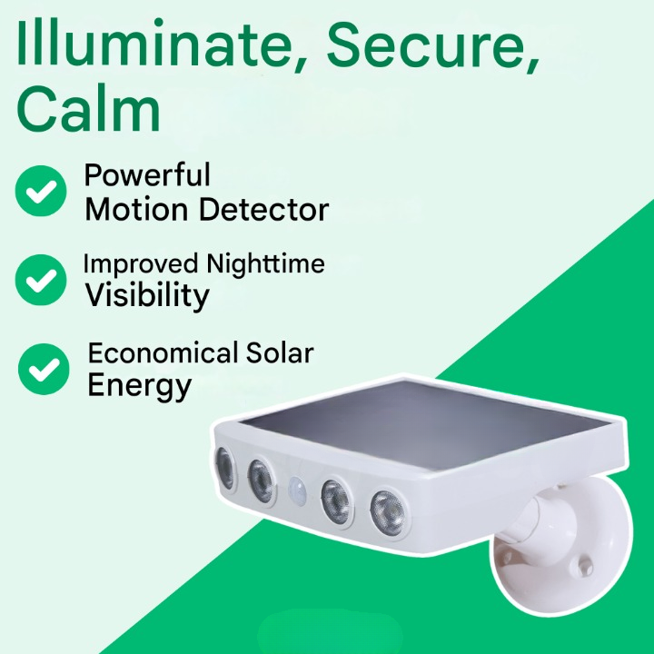 Lumina – Solar Outdoor Light with Motion Sensor