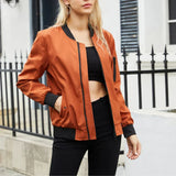 Women's oversized bomber jacket, view 3