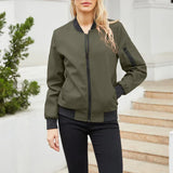 Women's oversized bomber jacket, view 5