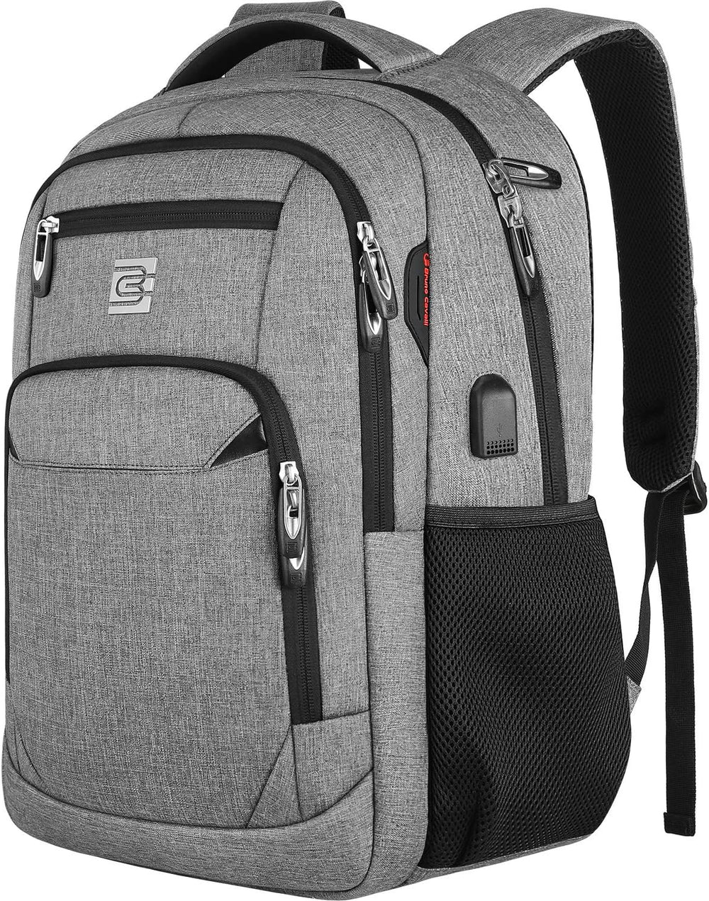 Stylish Slim Anti-Theft Laptop Backpack with USB Charging Port - Secure & Functional Travel Bag for Laptops Up to 15.6 inches
