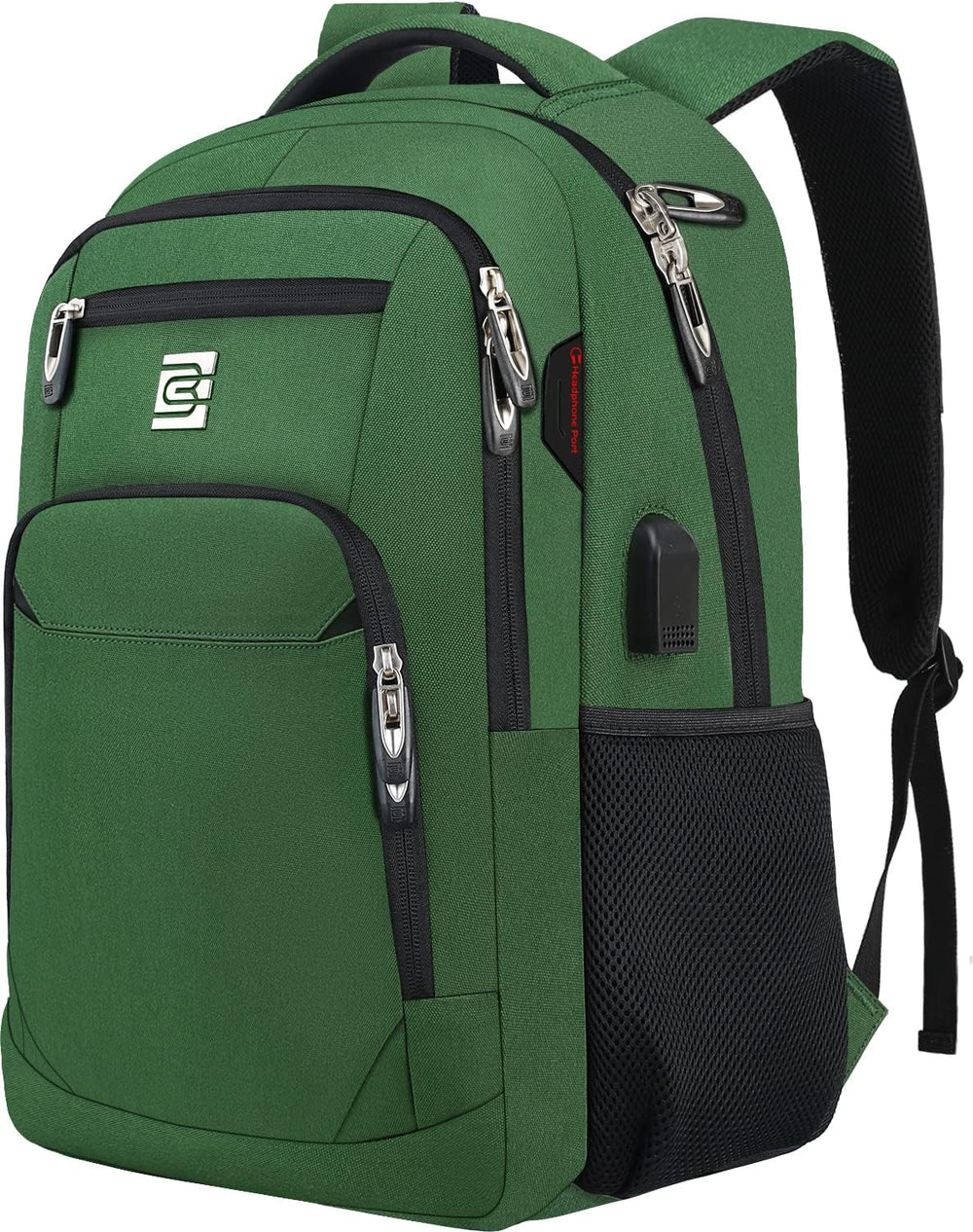 Stylish Slim Anti-Theft Laptop Backpack with USB Charging Port - Secure & Functional Travel Bag for Laptops Up to 15.6 inches