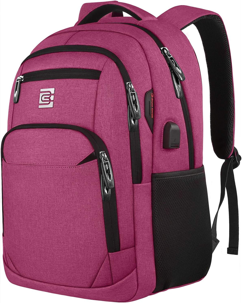 Stylish Slim Anti-Theft Laptop Backpack with USB Charging Port - Secure & Functional Travel Bag for Laptops Up to 15.6 inches