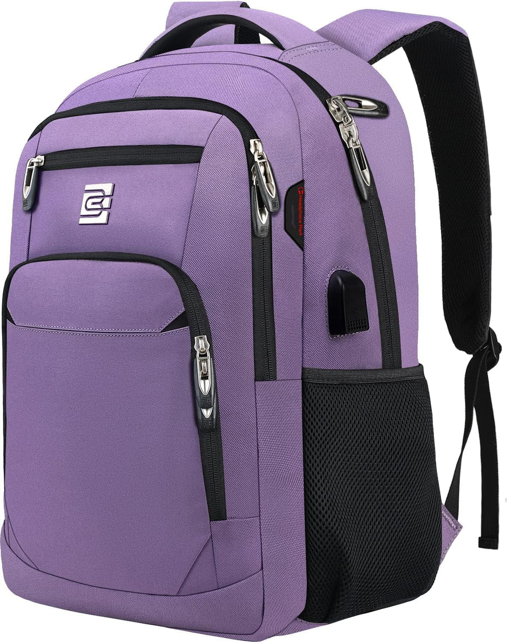 Stylish Slim Anti-Theft Laptop Backpack with USB Charging Port - Secure & Functional Travel Bag for Laptops Up to 15.6 inches