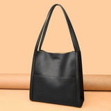 DailyLux Large Leather Handbag - Spacious & Stylish Tote for Everyday Use