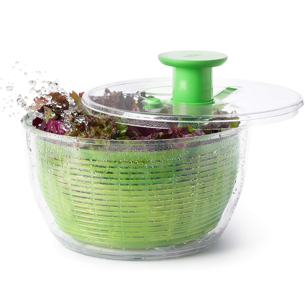 Extra-Large Salad Spinner - Efficient Vegetable Washer & Dryer for Crisp, Fresh Salads