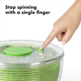 Extra-Large Salad Spinner - Efficient Vegetable Washer & Dryer for Crisp, Fresh Salads