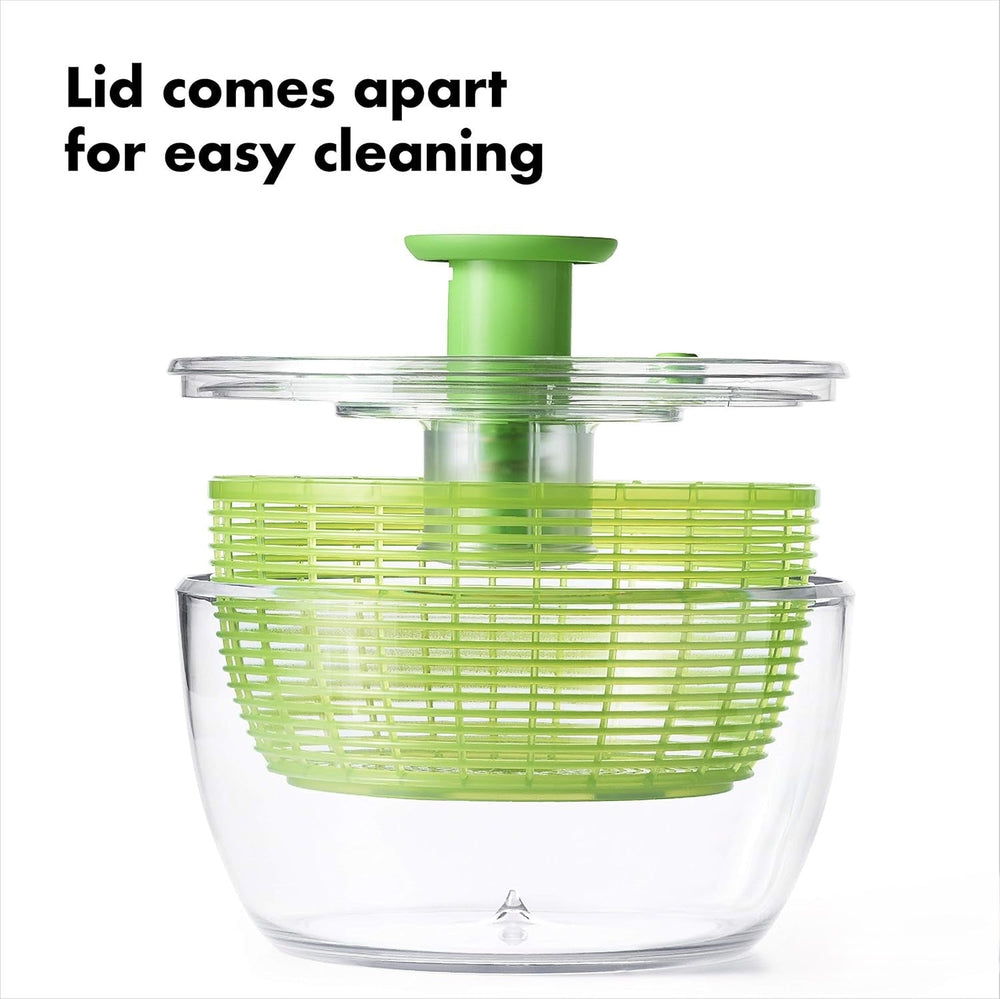 Extra-Large Salad Spinner - Efficient Vegetable Washer & Dryer for Crisp, Fresh Salads