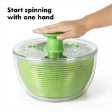 Extra-Large Salad Spinner - Efficient Vegetable Washer & Dryer for Crisp, Fresh Salads