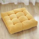 Corduroy Floor Cushion – 100% Cotton, Japanese Quilted Design & 45×45 or 53×53cm PE Foam Fill