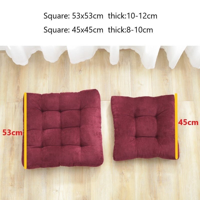 Corduroy Floor Cushion – 100% Cotton, Japanese Quilted Design & 45×45 or 53×53cm PE Foam Fill