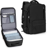 Waterproof Travel Backpack with Shoe Compartment & USB Charging Port - Fits 14" Laptop (35.56 cm) - Ideal for Hiking, Camping & Daily Use