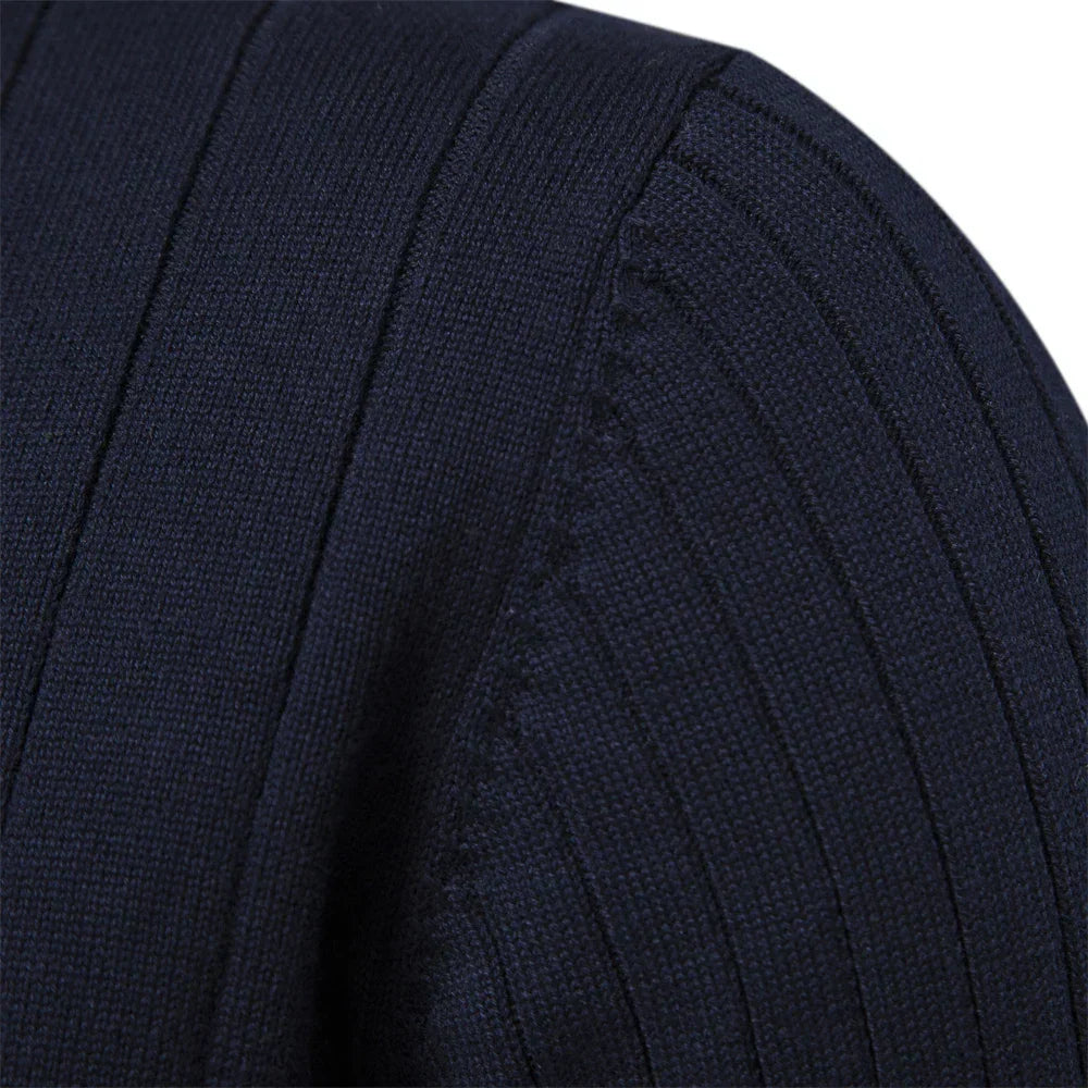 Men's Autumn Sweater with Zip - Daan