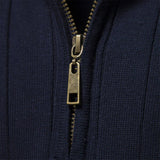Men's Autumn Sweater with Zip - Daan