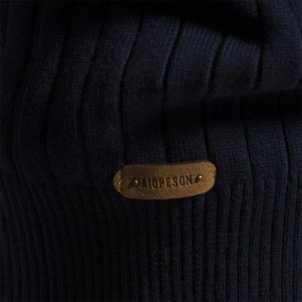 Men's Autumn Sweater with Zip - Daan