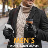 Oliver Men's Touchscreen Winter Gloves - Learn to Stay Warm & Connected