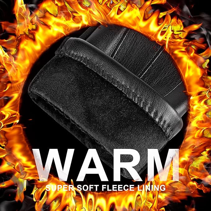 Oliver Men's Touchscreen Winter Gloves - Learn to Stay Warm & Connected