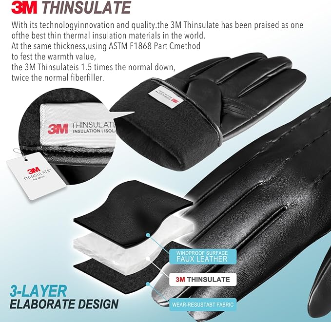 Daniel Learning Touchscreen Winter Gloves for Kids - Warm, Interactive, and Responsive