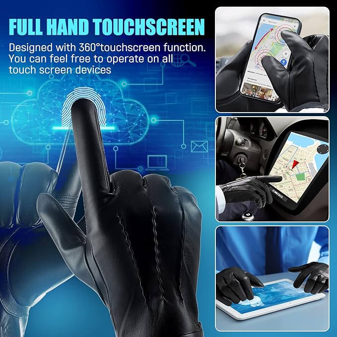 Daniel Learning Touchscreen Winter Gloves for Kids - Warm, Interactive, and Responsive