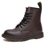 Victor Durable Genuine Leather Lace-Up Boots for Men – Stylish & Comfortable Footwear