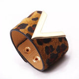 Handcrafted Leather Leopard Print Wrap Bracelet | Stylish & Unique Accessory for Any Occasion