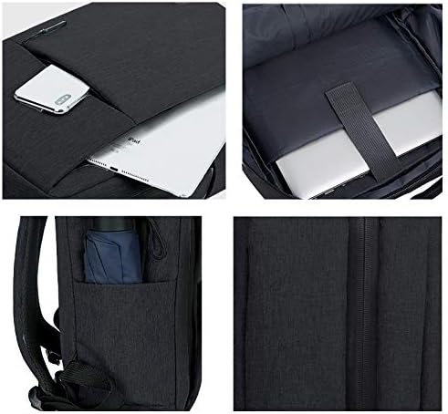 Stylish Slim Waterproof Laptop Backpack with USB Charging Port - Perfect for Travel & Daily Use