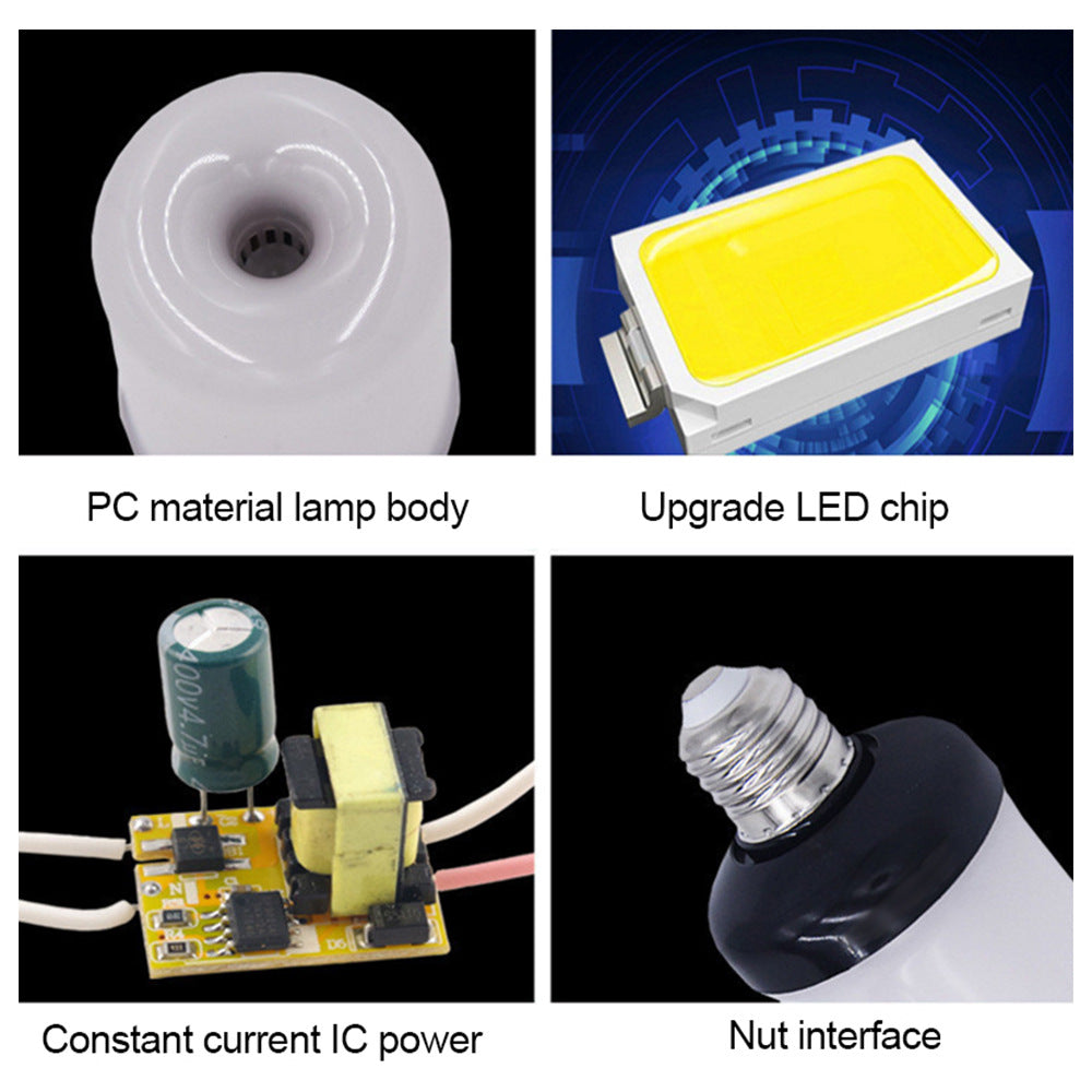 LED Flame Effect Party Lamp - 4 Modes for Realistic Fire Simulation - Perfect for Events & Home Decor
