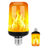 LED Flame Effect Party Lamp - 4 Modes for Realistic Fire Simulation - Perfect for Events & Home Decor