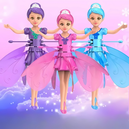 Hovering Fairy Toy – LED Light Wings, Motion Sensor & Multiple Color Options