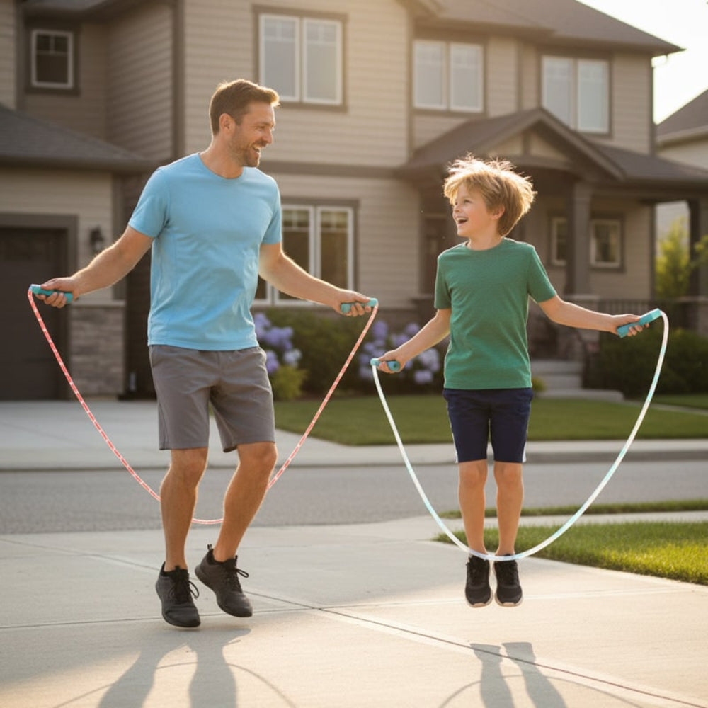 LED Jump Rope – Adjustable Length, Light-Up & Kids Fitness Activity