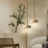 TranquilHalo LED Retro Japanese Ceiling Lamp - Elegant Ambient Lighting for Home Décor