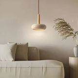 TranquilHalo LED Retro Japanese Ceiling Lamp - Elegant Ambient Lighting for Home Décor