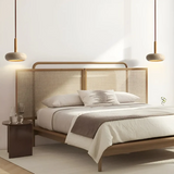TranquilHalo LED Retro Japanese Ceiling Lamp - Elegant Ambient Lighting for Home Décor