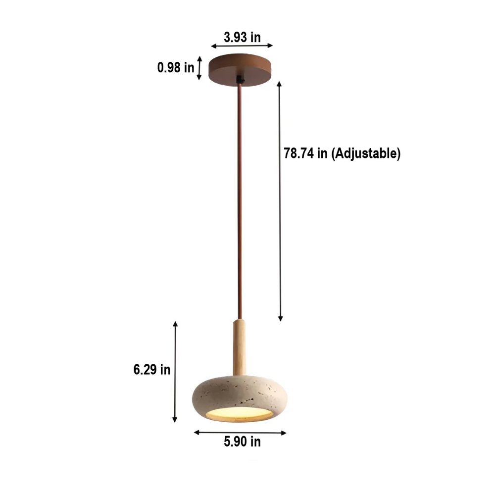 TranquilHalo LED Retro Japanese Ceiling Lamp - Elegant Ambient Lighting for Home Décor