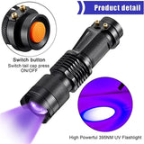 High-Power LED UV Flashlight - Ultraviolet Inspection Lamp for Pet Urine Detection & Stain Removal