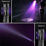 High-Power LED UV Flashlight - Ultraviolet Inspection Lamp for Pet Urine Detection & Stain Removal