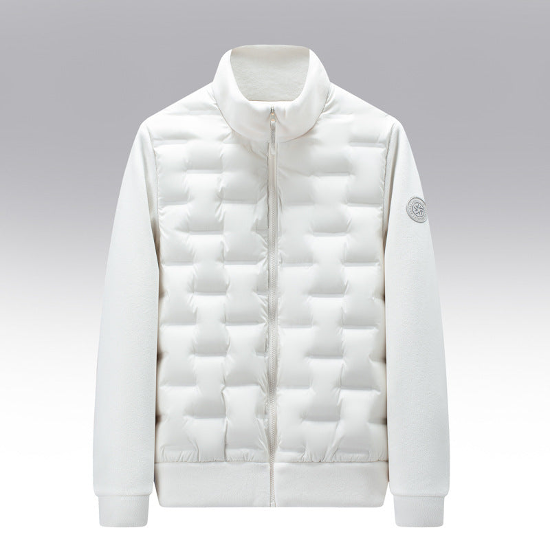 Men's quilted puffer jacket, view 5