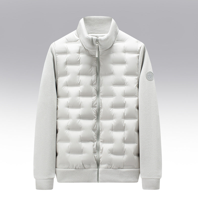 Men's quilted puffer jacket, view 6
