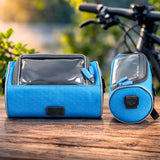 Bike Handlebar Bag Waterproof Phone Holder Touchscreen Storage