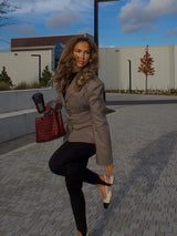 Women's longline coat, view 3
