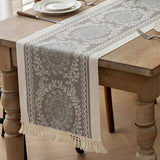 Leona Luxury Linen Table Runner - Elegant Table Decor for Dining & Events | Premium Quality, Soft Texture, Perfect for Weddings & Special Occasions