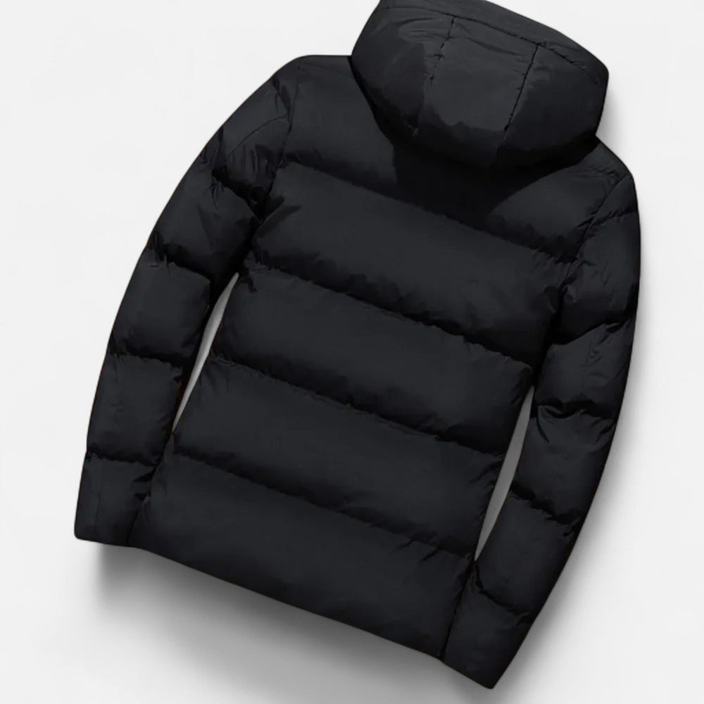 Men's quilted puffer jacket, view 4