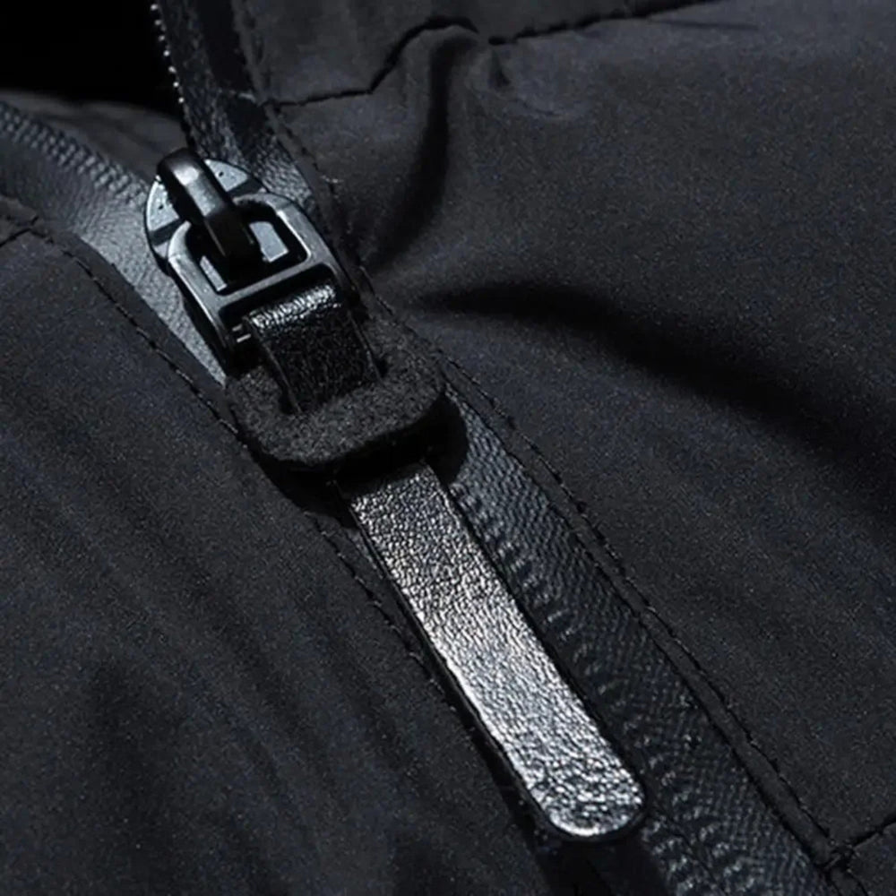 Men's quilted puffer jacket, view 5