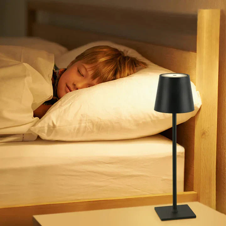 Optimized Product Title: "Kabellose LED-Tischlampe mit Touch-Dimmer – Drahtlose Beleuchtung für eine stilvolle Atmosphäre" 

This title includes relevant keywords while enhancing clarity and appeal for potential customers.