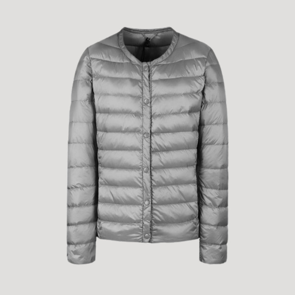 Women's padded puffer jacket, view 2