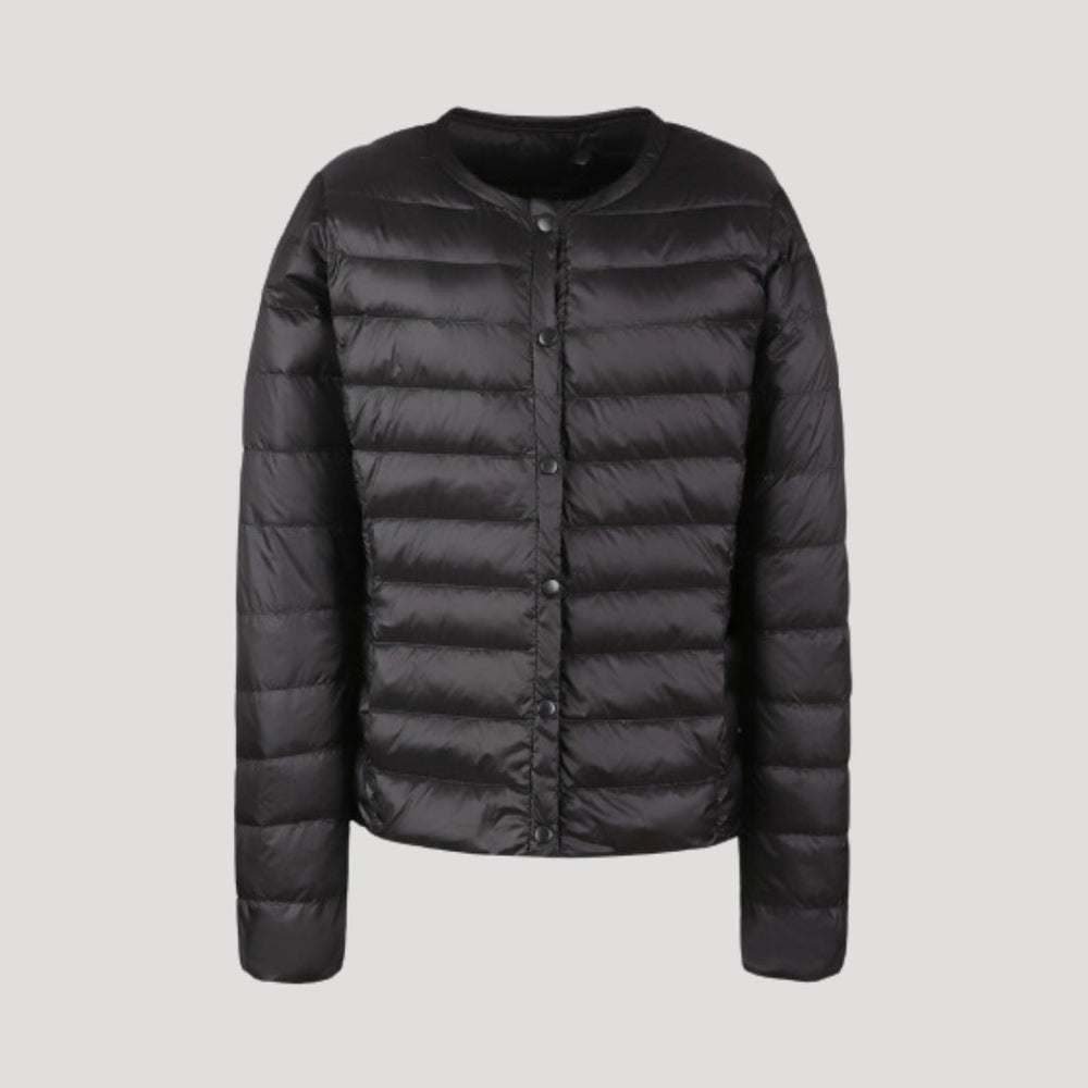 Women's padded puffer jacket, view 3