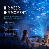 LED Star Projector – 10 Projection Inserts, 360° Rotatable & USB Powered