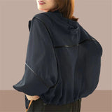 Lightweight Ladies Summer Hoodie Jacket with Oversized Fit – Zoë