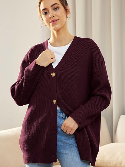 Lightweight V-neck Vest with Button Closure - Lana
