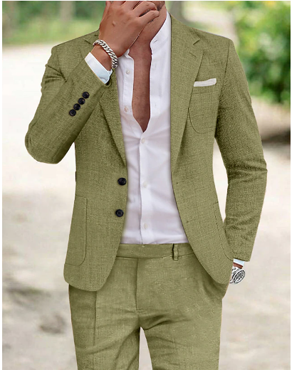 Linen Men's Suit - Lucas
